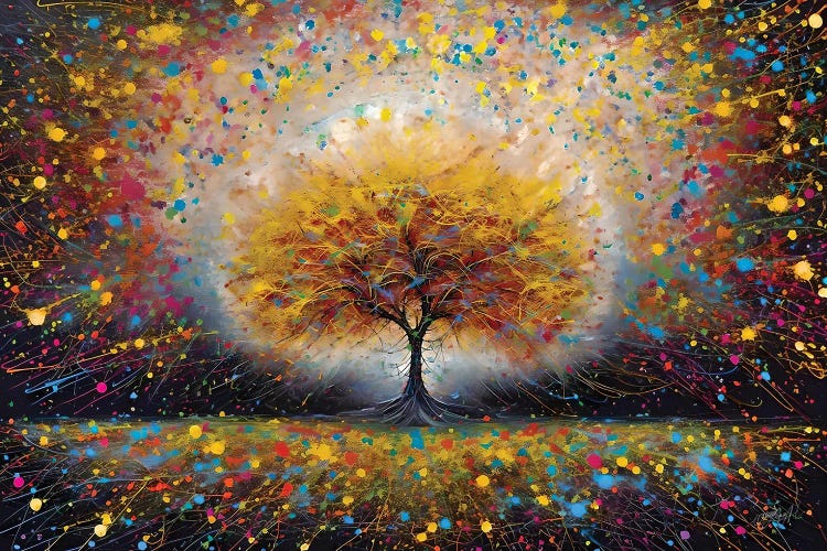 Tree Of Stability In Colors Of The Universe by OLena Art wall art