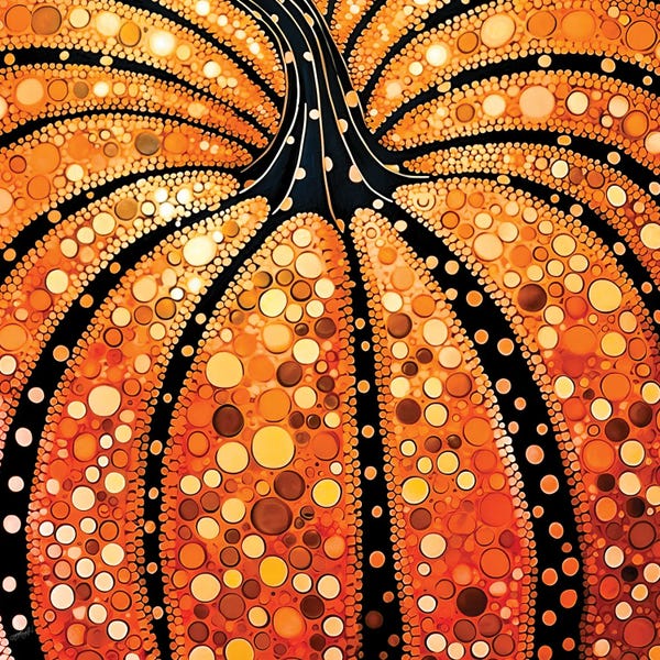 Pumpkins: Contemporary Harvest by OLena Art