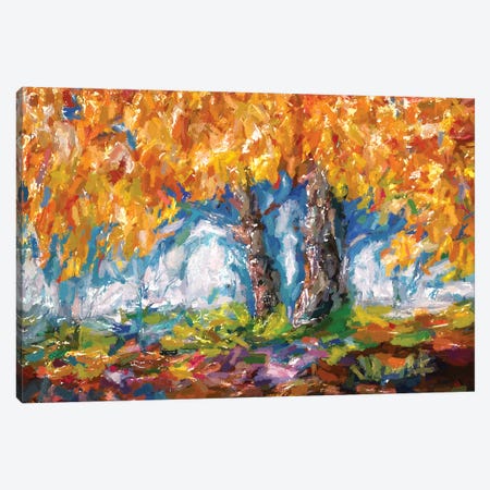 Abstract Impressionist Tree Canvas Print #OLE3} by OLena Art Canvas Wall Art