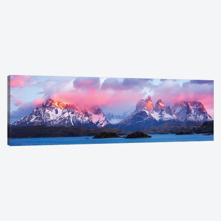 Majestic Vistas Of The Torres Del Paine Mountains Canvas Print #OLE408} by OLena Art Canvas Print
