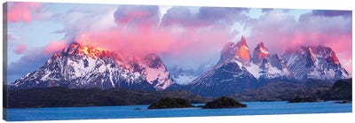 Majestic Vistas Of The Torres Del Paine Mountains Canvas Art Print - Chile Art