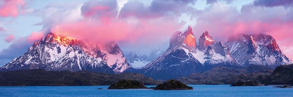 OLena Art: Majestic Vistas Of The Torres Del Paine Mountains by OLena Art