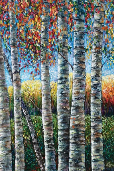 Aspen Trees | Birch Trees: Rocky Mountain High by OLena Art