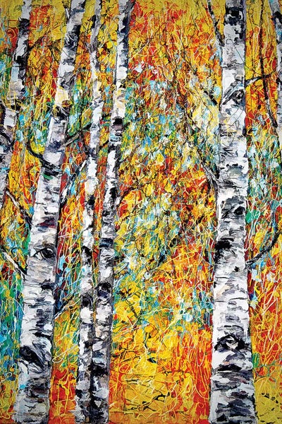 Tree Close-Ups: Aspen Fantasy by OLena Art
