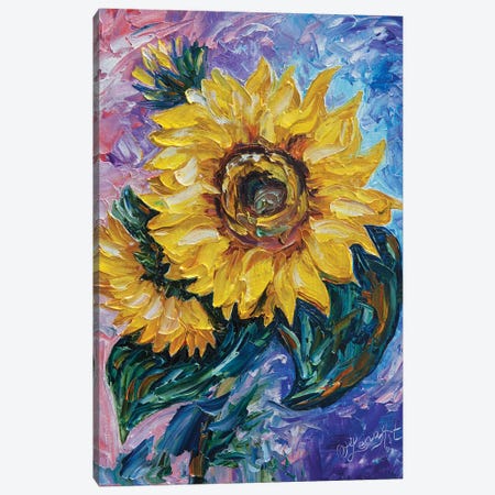 That Sunflower Canvas Print #OLE62} by OLena Art Art Print