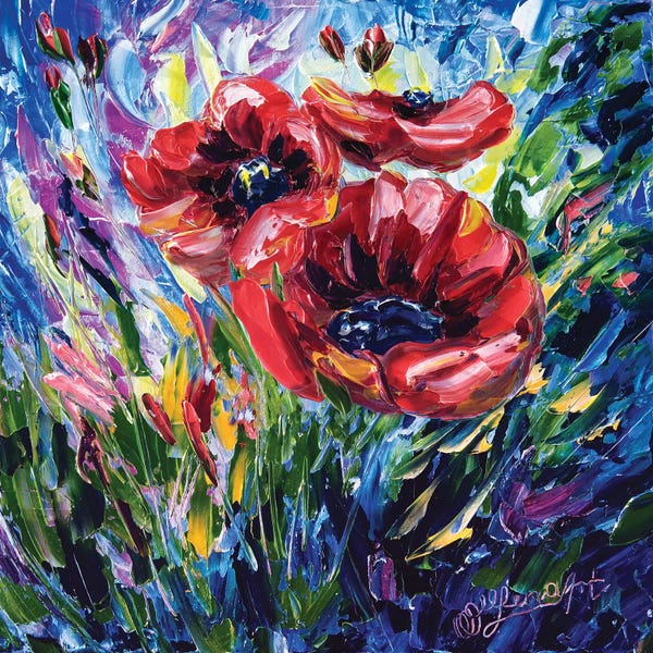 Poppies: Wild Poppies by OLena Art