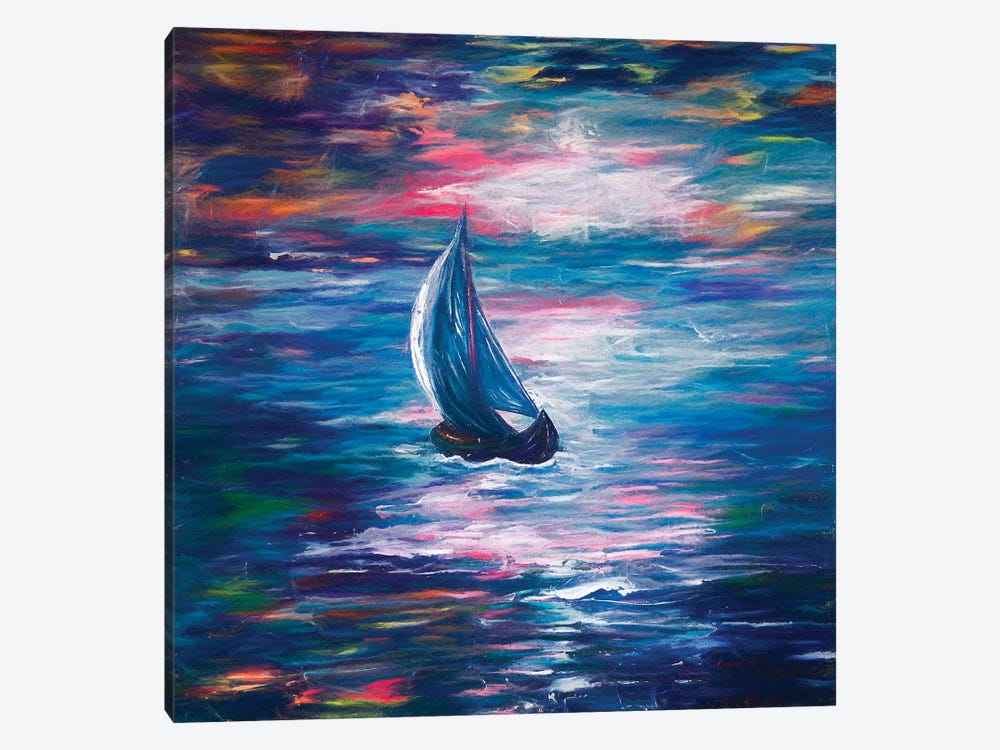 Sailing by OLena Art 1-piece Canvas Wall Art