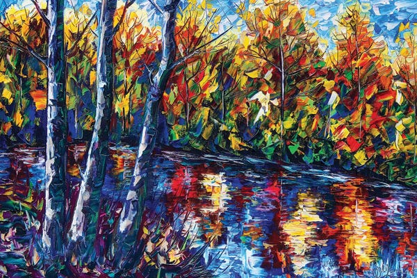 Autumn Forest River