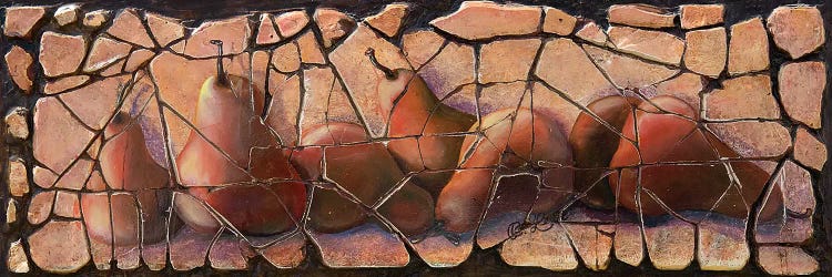 Pears Fresco by OLena Art wall art