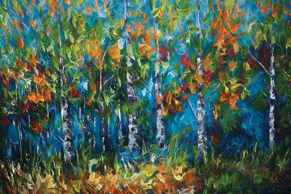 OLena Art: Shimmer In The Woods by OLena Art