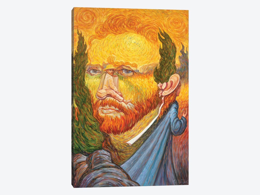 Van Gogh Double Portrait by Oleg Shupliak 1-piece Art Print