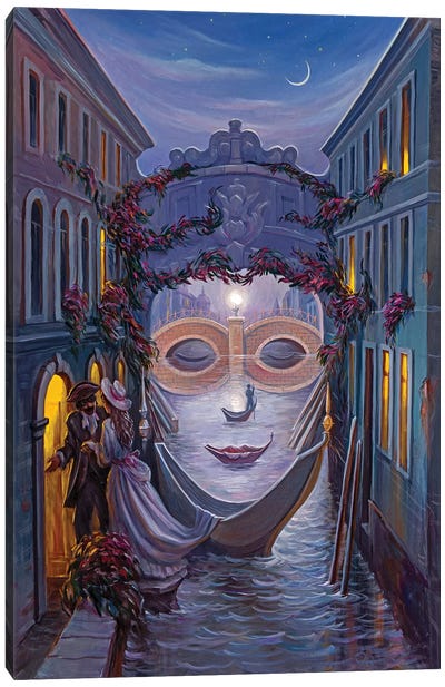 Venice Canvas Art Print - Oleg Shupliak