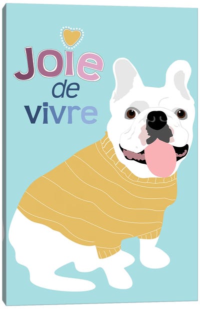 French Bulldog Joie De Vivre Canvas Art Print