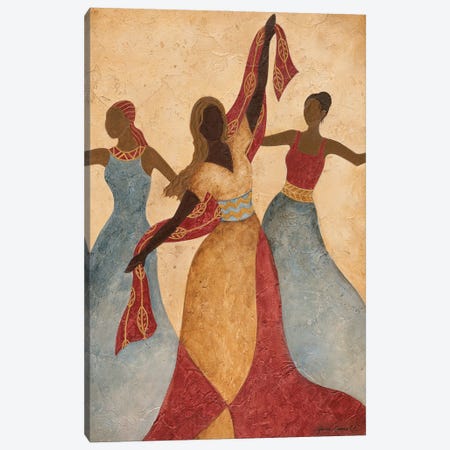 Rhythm & Dance II Canvas Print #OLL3} by Jane Carroll Canvas Art Print
