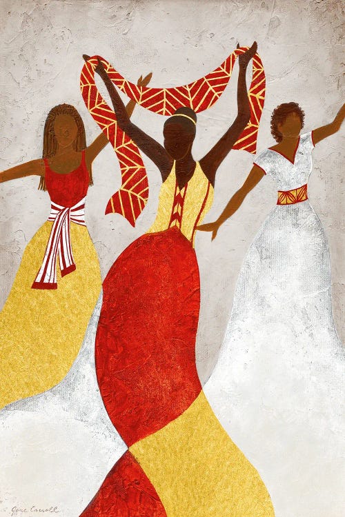 Golden Rhythm by Jane Carroll wall art