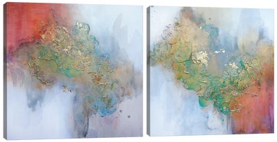 Don't Stop Blooming Diptych Canvas Art Print - Christine Olmstead