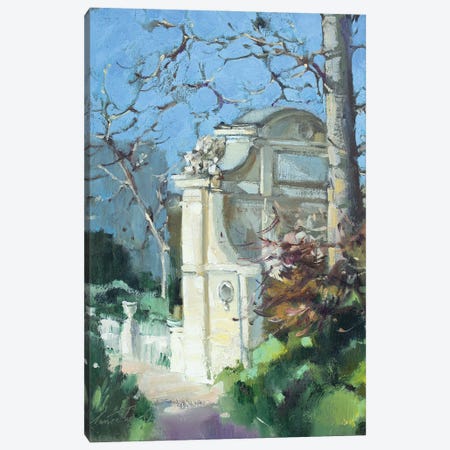Luxembourg Gardens In Paris Canvas Print #OLP19} by Olha Laptieva Canvas Art Print