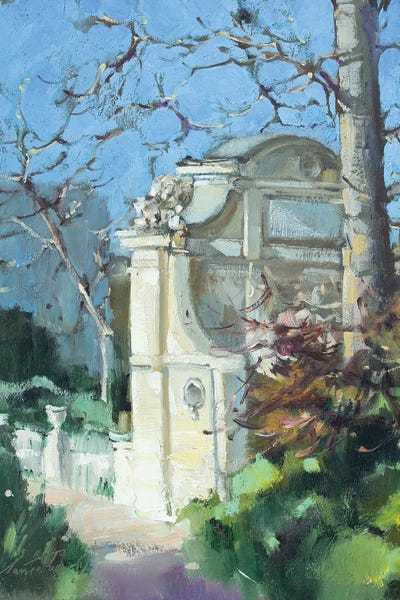 Olha Laptieva: Luxembourg Gardens In Paris by Olha Laptieva
