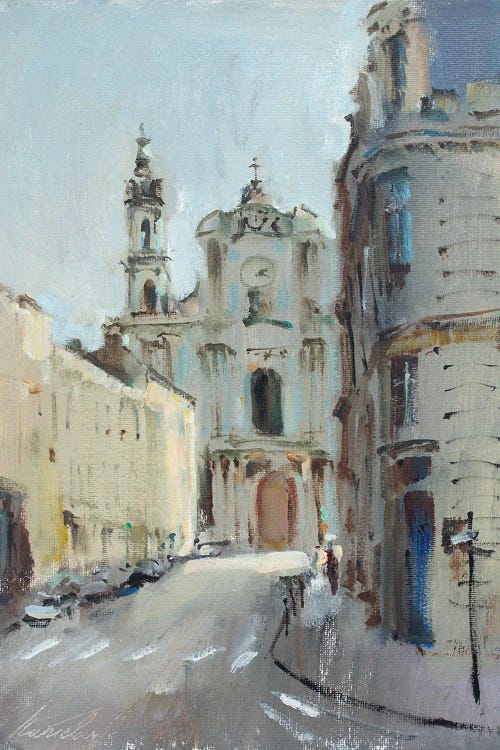 Nancy Cathedral by Olha Laptieva wall art