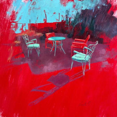 Red by Olha Laptieva canvas print