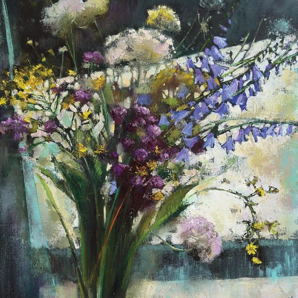 Olha Laptieva: Blue Bells by Olha Laptieva