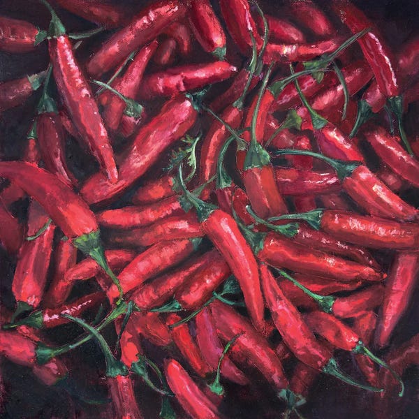 Olha Laptieva: Spicy Pepper by Olha Laptieva