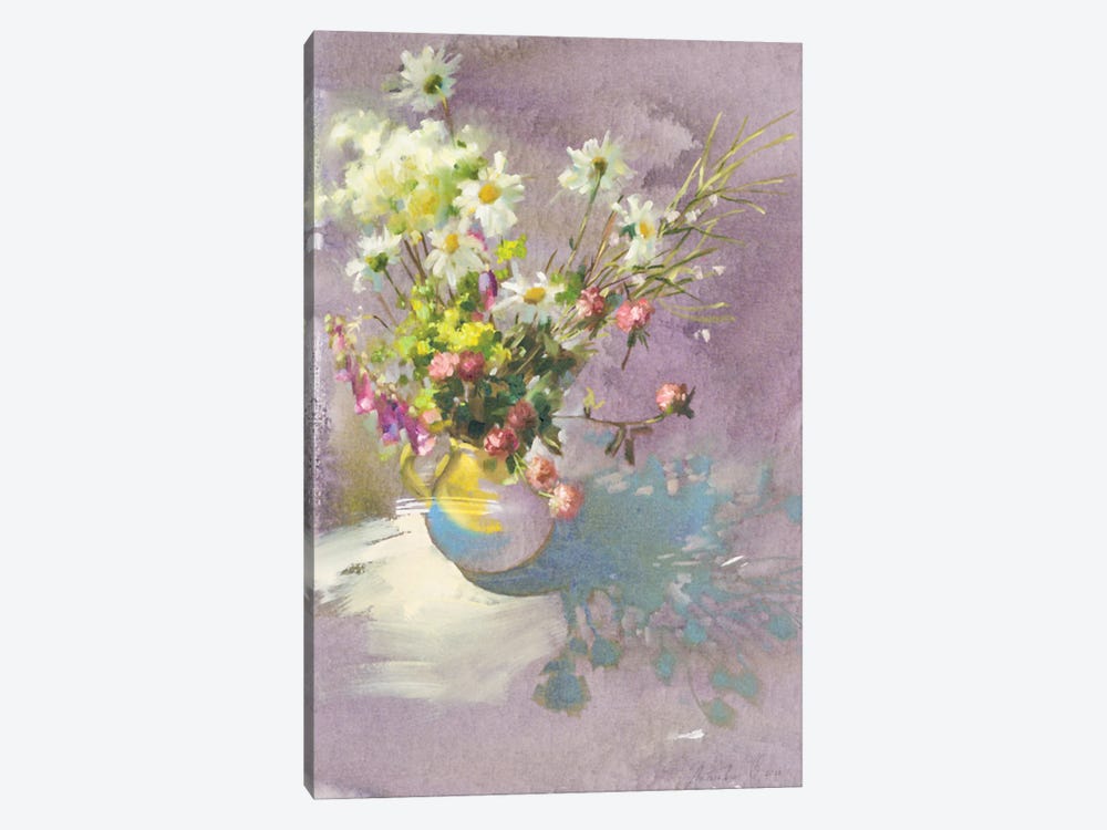 Summer Floral Mood by Olha Laptieva 1-piece Canvas Art