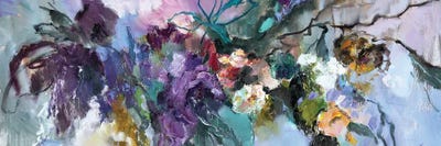 Tan Art - Canvas Prints: Flower Melody by Olha Laptieva