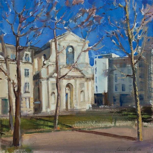 Olha Laptieva: Sunny Day In Nancy by Olha Laptieva