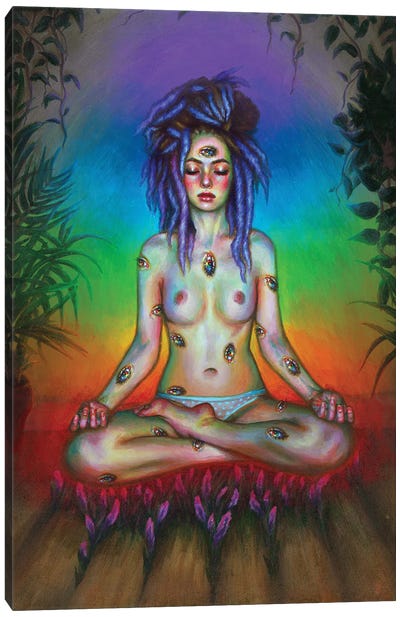 Meditation Canvas Art Print - Olesya Umantsiva