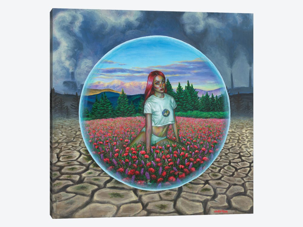 In The Bubble by Olesya Umantsiva 1-piece Canvas Print