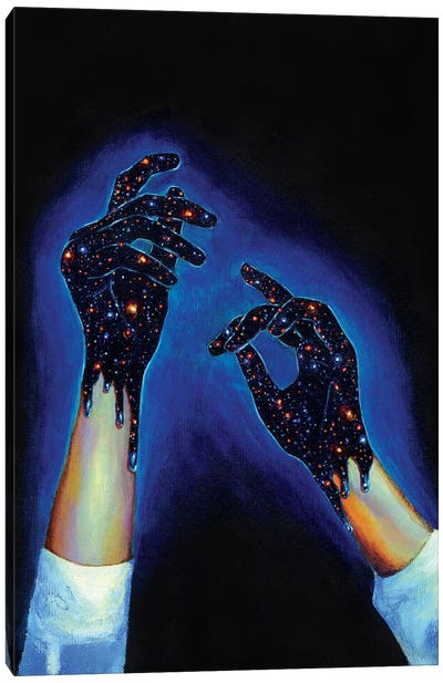 Dark Matter Canvas Art Print - Olesya Umantsiva