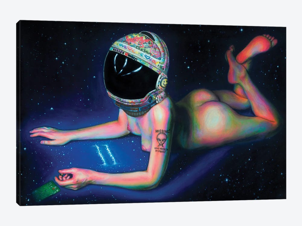 Through The Milky Way by Olesya Umantsiva 1-piece Canvas Wall Art