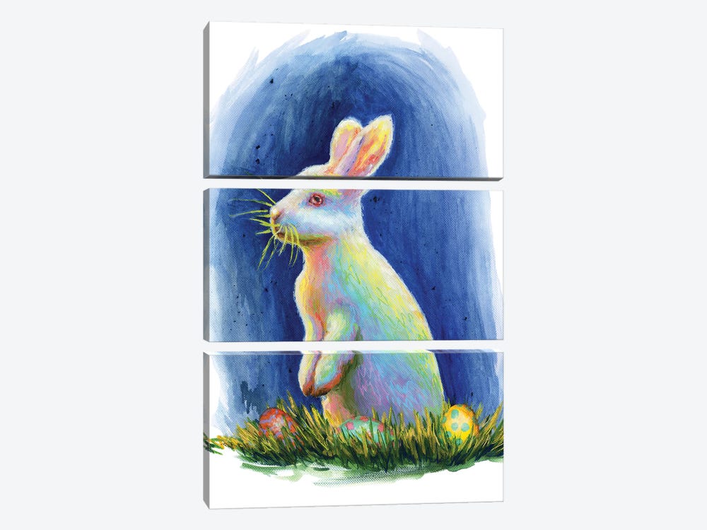 Easter Bunny by Olesya Umantsiva 3-piece Art Print
