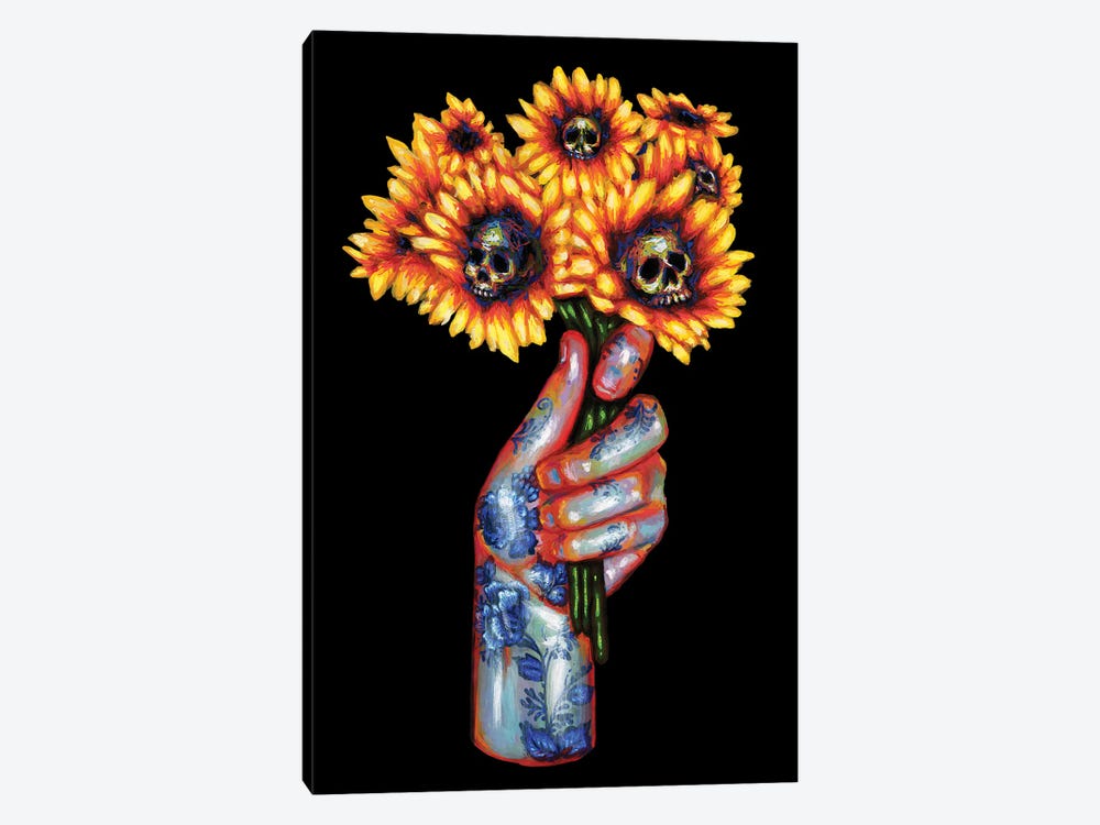 Sunflower Hand by Olesya Umantsiva 1-piece Canvas Art