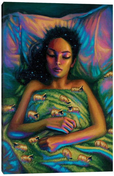 Insomnia Canvas Art Print - Sleeping & Napping Art
