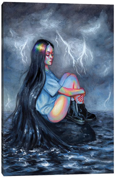 Storm Canvas Art Print - The Perfect Storm