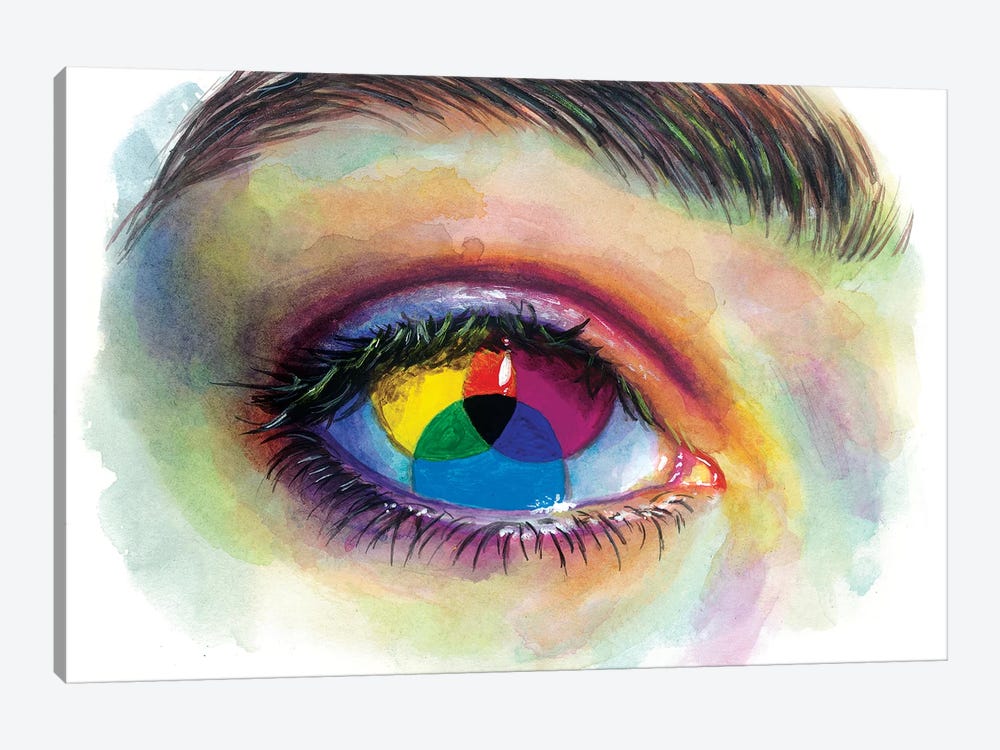 Eye Of An Artist by Olesya Umantsiva 1-piece Canvas Art Print