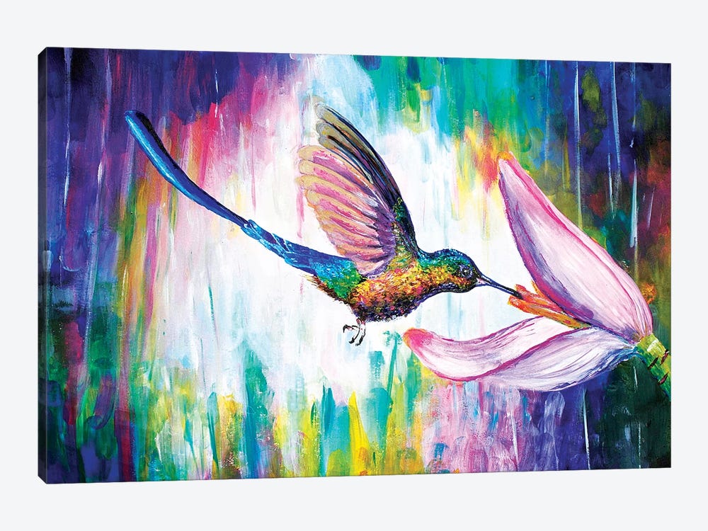 Hummingbird by Olesya Umantsiva 1-piece Canvas Print