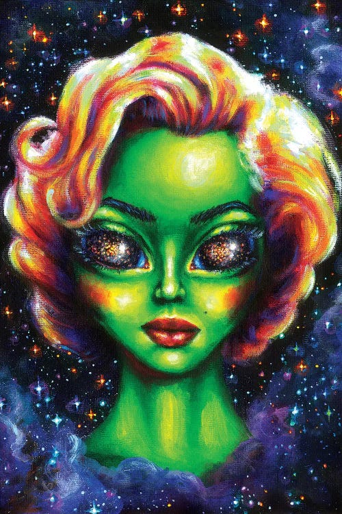 Iconic Alien Women. Marilyn