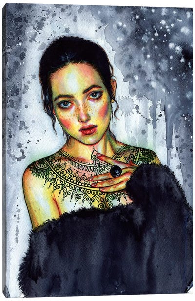 Inked Canvas Art Print - Olesya Umantsiva