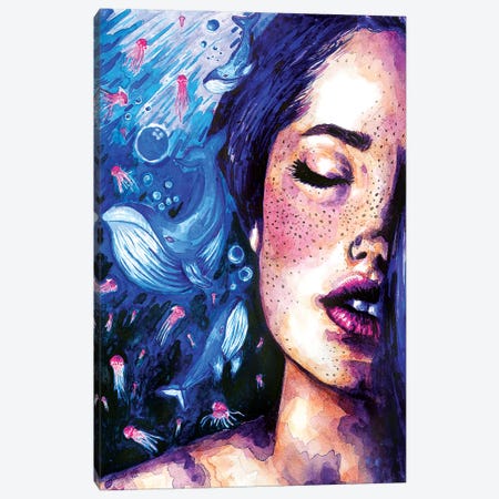 Music Of The Ocean Canvas Print #OLU44} by Olesya Umantsiva Canvas Art