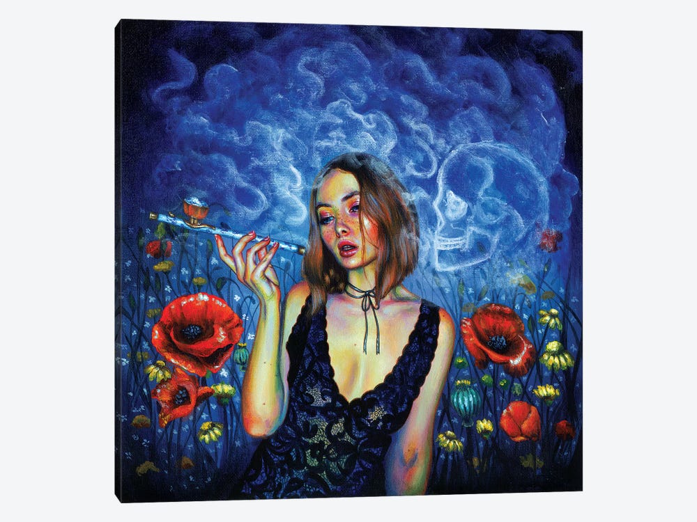Opium by Olesya Umantsiva 1-piece Canvas Art Print
