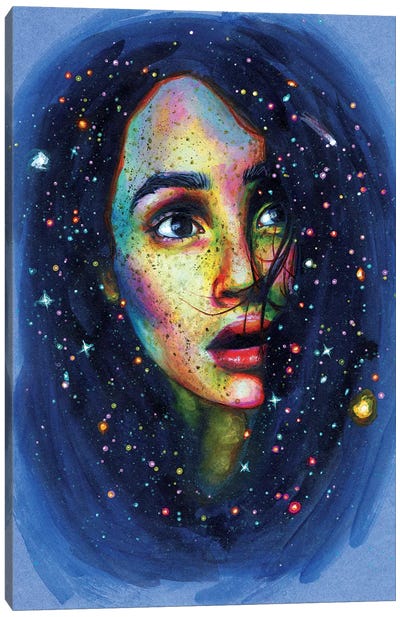 Shooting Star Canvas Art Print - Olesya Umantsiva