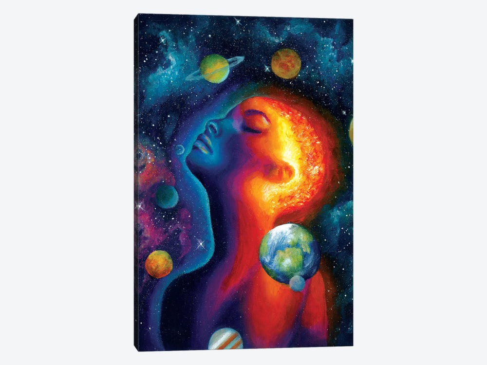 Spaced Out by Olesya Umantsiva 1-piece Canvas Art