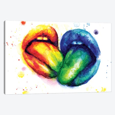 Taste My Color Canvas Print #OLU64} by Olesya Umantsiva Canvas Artwork