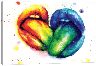 Taste My Color Canvas Art Print - Olesya Umantsiva