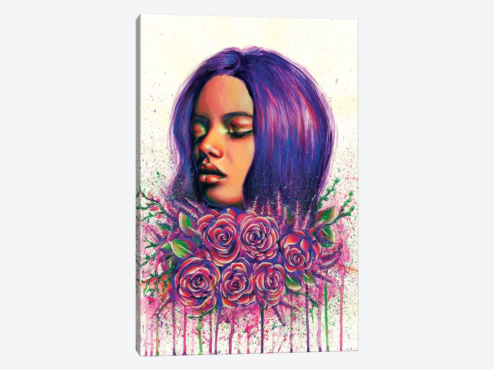 Violet by Olesya Umantsiva 1-piece Canvas Print