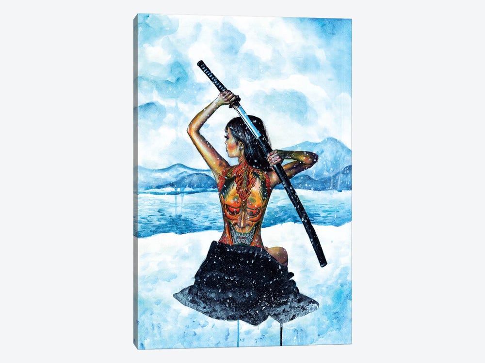 Warrior by Olesya Umantsiva 1-piece Canvas Art Print