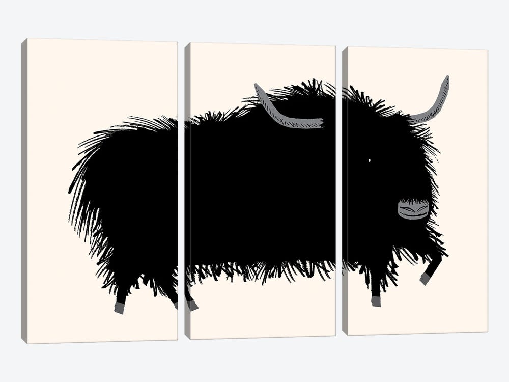 The Yak by Oliver Lake 3-piece Canvas Artwork